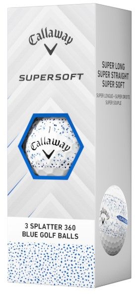 Callaway Supersoft weiss (blue splatter) 25