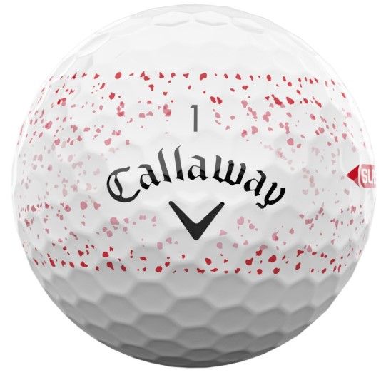 Callaway Supersoft weiss (red splatter) 25