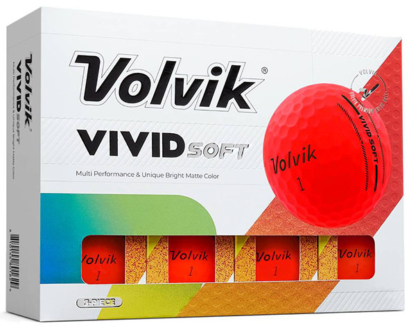 Volvik VIVID Soft red matte (2026)