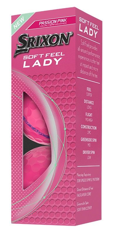 Srixon Soft Feel Lady pink passion 9-2025