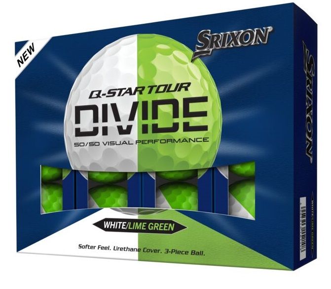 Srixon Q-Star Tour Divide 6 white/lime green
