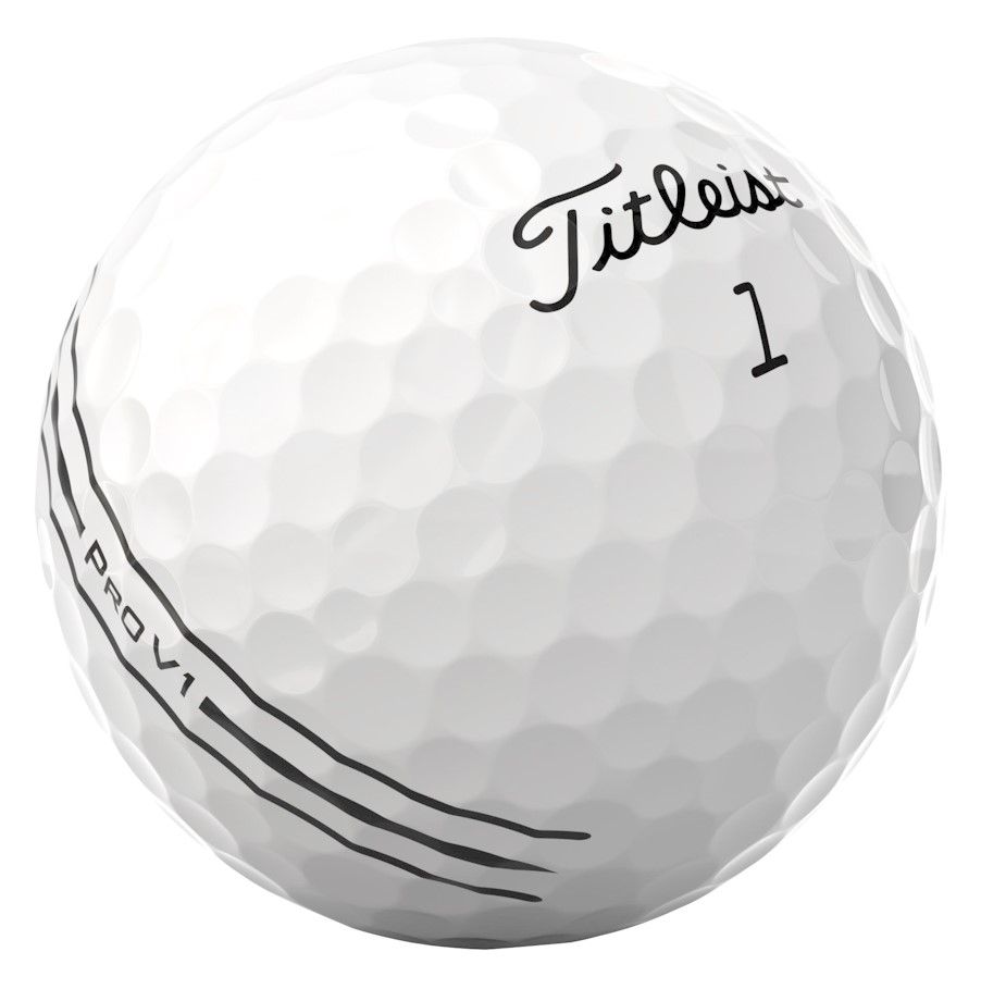 Titleist Pro V1 Enhanced Alignment weiss (2025)