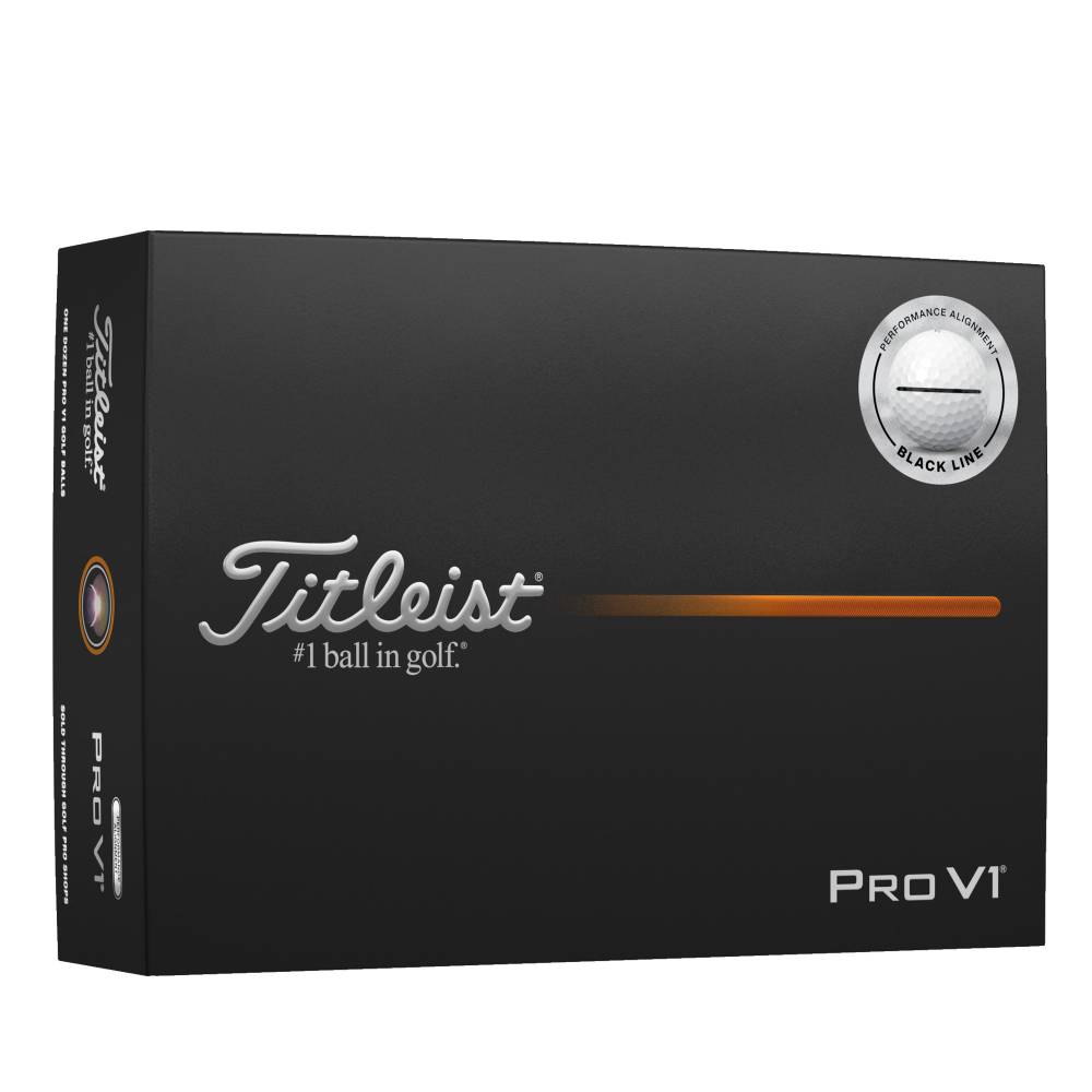 Titleist Pro V1 PA black (2025) weiss
