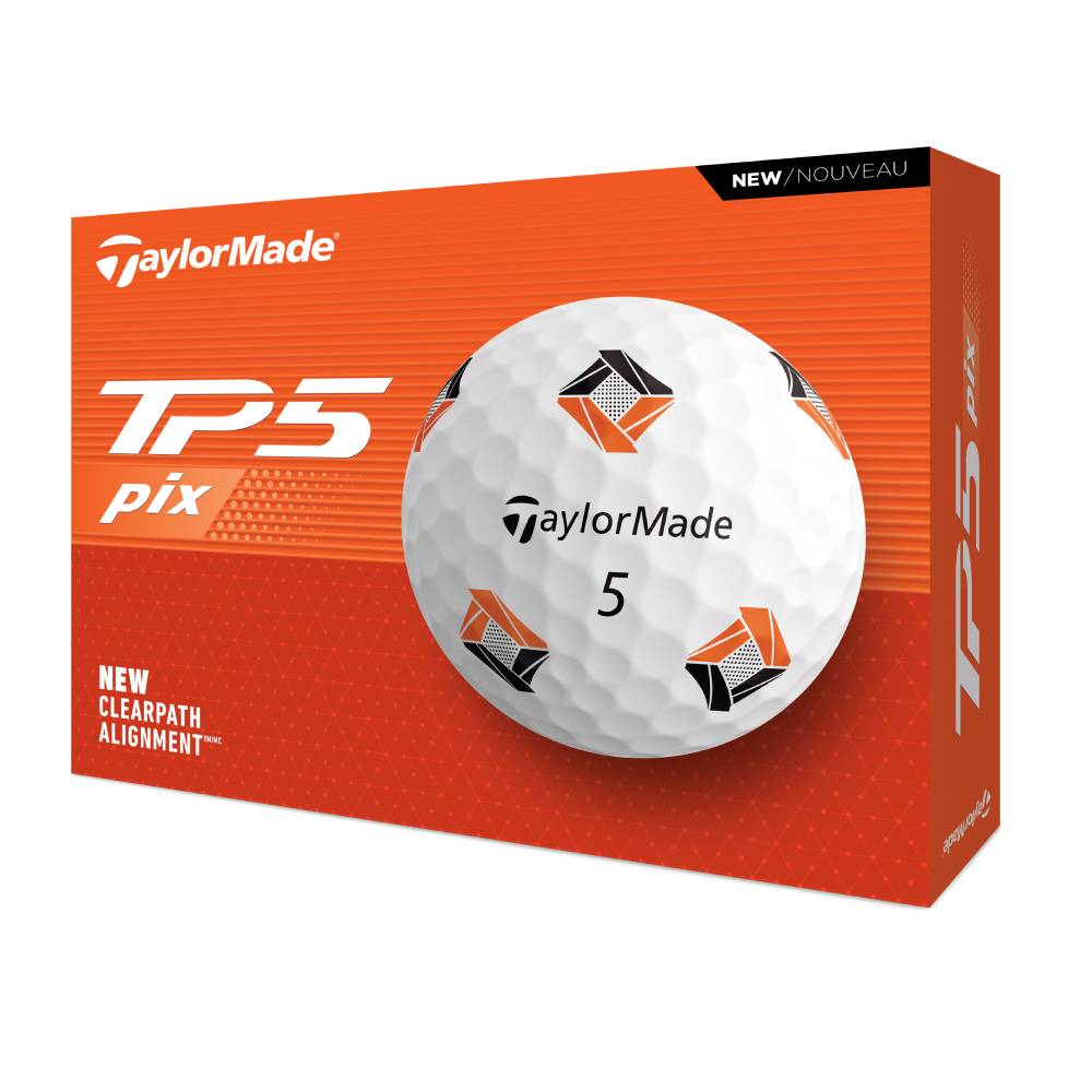 TaylorMade TP5 pix weiss (2024)