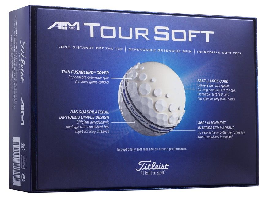 Titleist Tour Soft AIM 360 weiss