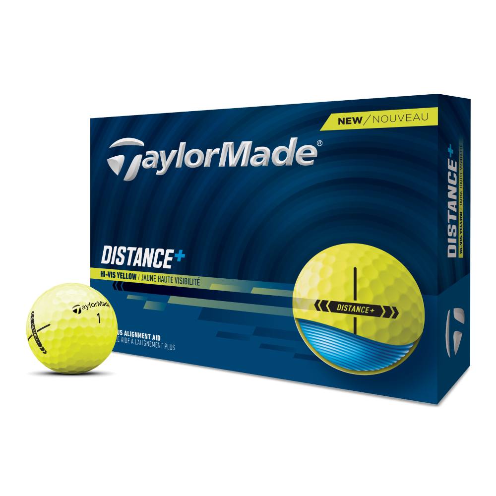 TaylorMade Distance+ gelb (25)