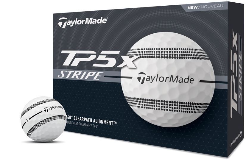 TaylorMade TP5x Stripe white 360 Grad