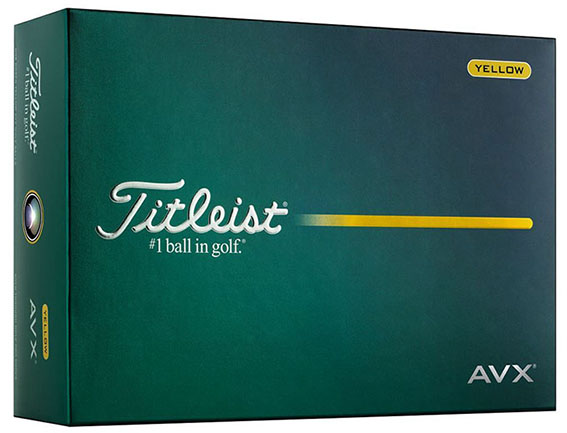 Titleist AVX yellow (2026)