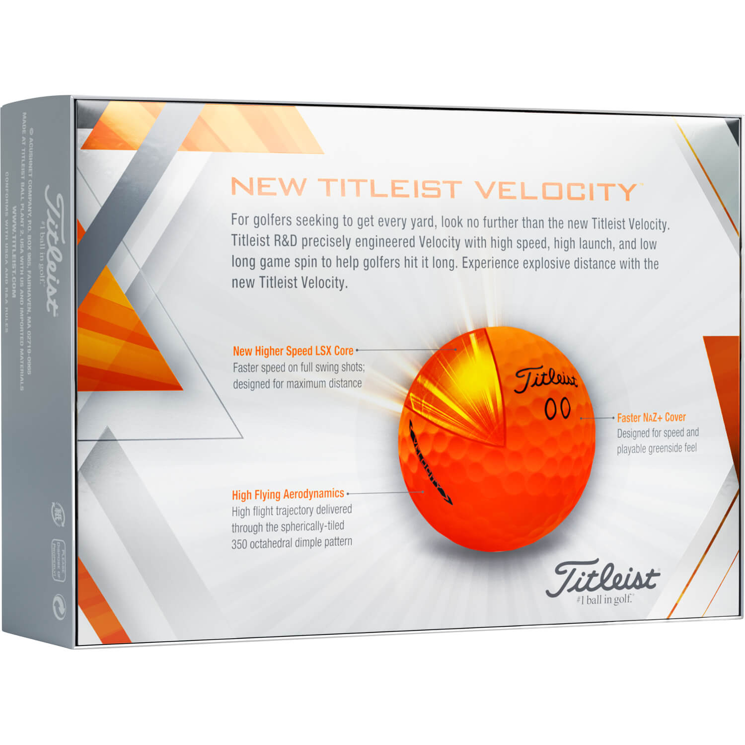 Titleist Velocity orange matte (22)