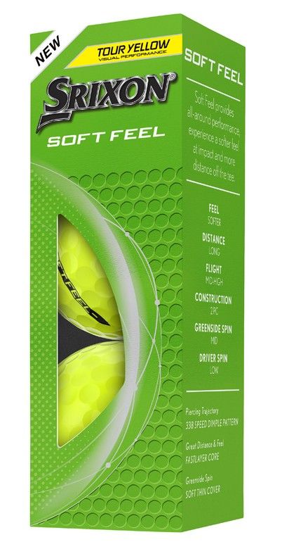 Srixon Soft Feel tour yellow 14-2025