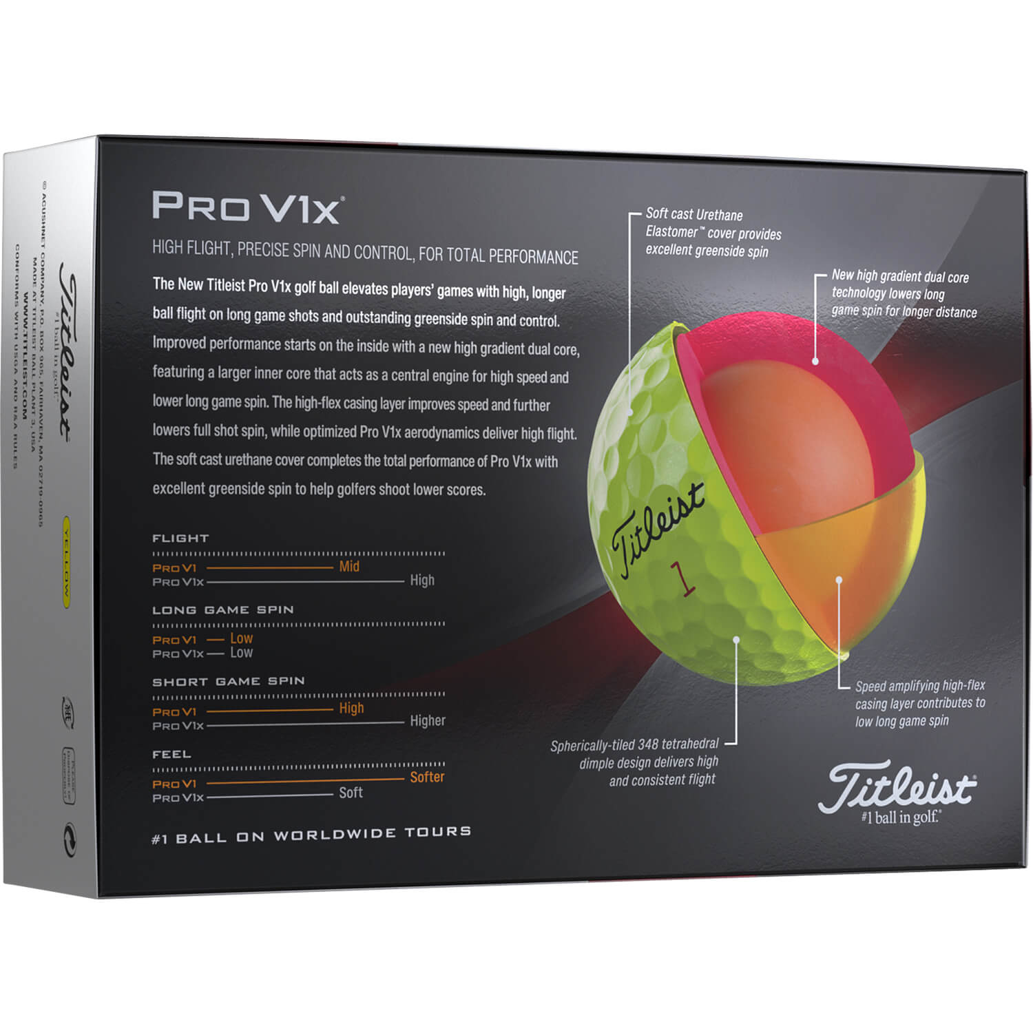 Titleist Pro V1x - yellow (23)