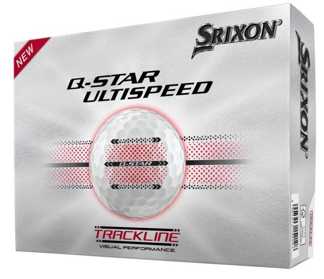 Srixon Q-Star Ultispeed Trackline weiss