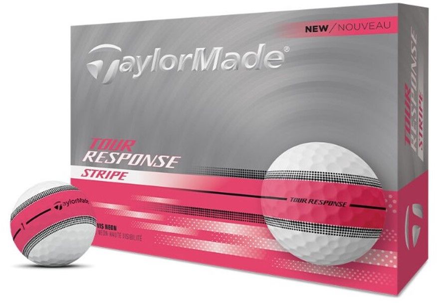 TaylorMade Tour Response Neon Stripe Pink